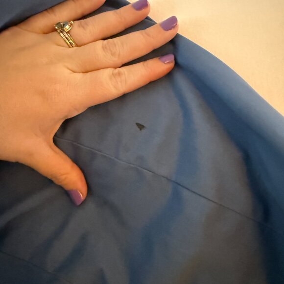 Vintage Woolrich Chore Jacket Flannel Lined Blue Oversized Size Large - Picture 11 of 12